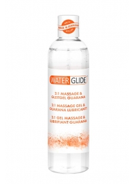 Гель-смазка 2-в-1 MASSAGE   LUBRICANT GUARANA - 300 мл. - Waterglide - купить с доставкой в Уссурийске