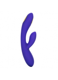 Фиолетовый вибратор с функцией электростимуляции Intimate E-Stimulator Dual Wand - 21,5 см. - California Exotic Novelties - купить с доставкой в Уссурийске