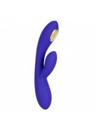 Фиолетовый вибратор с функцией электростимуляции Intimate E-Stimulator Dual Wand - 21,5 см. - California Exotic Novelties - купить с доставкой в Уссурийске