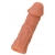 Телесная реалистичная насадка KOKOS Extreme Sleeve 05 с дополнительной стимуляцией - 12,7 см. - KOKOS - в Уссурийске купить с доставкой