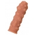 Телесная реалистичная насадка KOKOS Extreme Sleeve 11 с дополнительной стимуляцией - 12,7 см. - KOKOS - в Уссурийске купить с доставкой