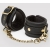 Черные наручники Bound to You Faux Leather Wrist Cuffs - Fifty Shades of Grey - купить с доставкой в Уссурийске