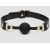 Черный кляп-шар Bound to You Faux Leather Ball Gag - Fifty Shades of Grey - купить с доставкой в Уссурийске