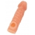 Телесная закрытая насадка с шершавой головкой Cock Sleeve Size M - 15,6 см. - KOKOS - в Уссурийске купить с доставкой