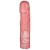 Розовая фаллическая насадка Vac-U-Lock 8  Crystal Jellies Dong - 20,3 см. - Doc Johnson - купить с доставкой в Уссурийске