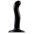 Черный фаллоимитатор-насадка Strap-On-Me P G spot Dildo size S - 16,4 см. - Strap-on-me - купить с доставкой в Уссурийске