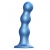 Голубая насадка Strap-On-Me Dildo Plug Balls size S - Strap-on-me - купить с доставкой в Уссурийске