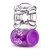 Фиолетовое эрекционное виброкольцо Pleaser Rechargeable C-Ring - Blush Novelties - в Уссурийске купить с доставкой