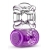 Фиолетовое эрекционное виброкольцо One Night Stand Vibrating C-Ring - Blush Novelties - в Уссурийске купить с доставкой