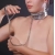 Серебристый ошейник из искусственной кожи - Sitabella - купить с доставкой в Уссурийске