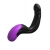 Черно-фиолетовый вибромассажёр простаты Hyper-Pulse P-Spot Massager - Pipedream - в Уссурийске купить с доставкой