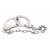 Наручники из металла с длинной цепочкой CHROME HANDCUFFS METAL HANDCUFFS W. KEY - NMC - купить с доставкой в Уссурийске