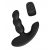 Черный силиконовый стимулятор простаты Levett Nitoc с пультом ДУ - Levett - в Уссурийске купить с доставкой