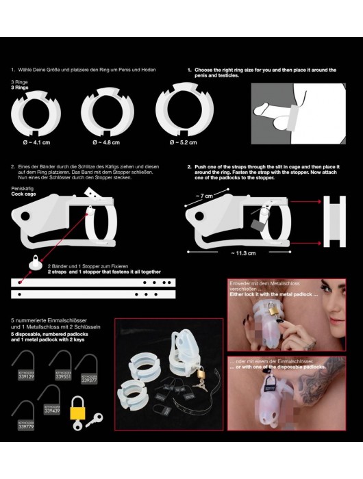 Набор для мужского пояса верности Cock Cage Set - Orion - купить с доставкой в Уссурийске