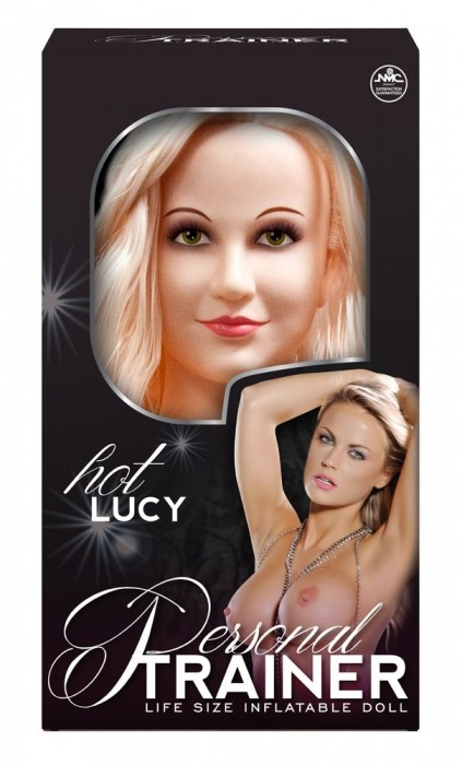 Надувная кукла с вибрацией и 2 любовными отверстиями Hot Lucy Lifesize Love Doll - NMC - в Уссурийске купить с доставкой