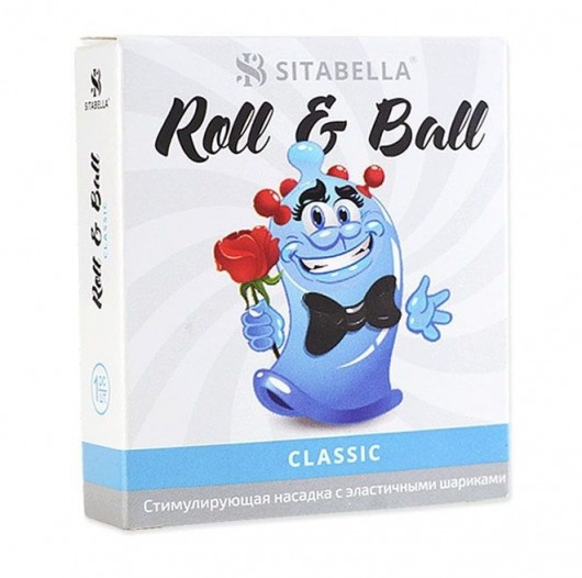 стимулирующий презерватив-насадка Roll   Ball Classic - Sitabella - купить с доставкой в Уссурийске