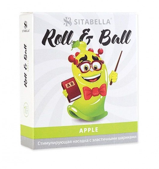 Стимулирующий презерватив-насадка Roll   Ball Apple - Sitabella - купить с доставкой в Уссурийске