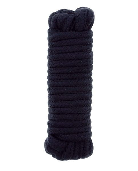 Чёрная веревка для связывания BONDX LOVE ROPE - 5 м. - Dream Toys - купить с доставкой в Уссурийске