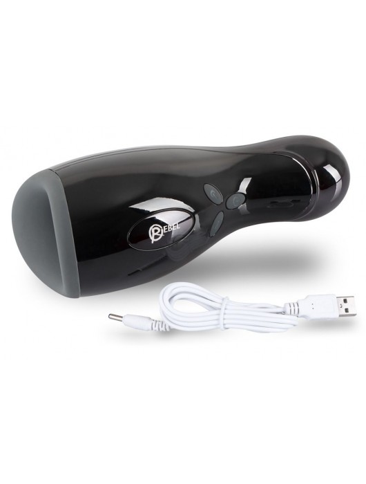 Черный мастурбатор Rebel Masturbator с нагревом - Orion - в Уссурийске купить с доставкой