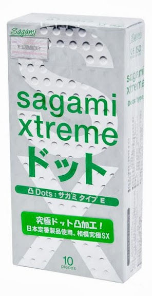 Презервативы Sagami Xtreme Type-E с точками - 10 шт. - Sagami - купить с доставкой в Уссурийске