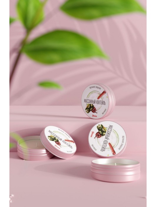 Массажная свеча «Массажный коктейль» с ароматом пина колады - 30 мл. - ToyFa - купить с доставкой в Уссурийске