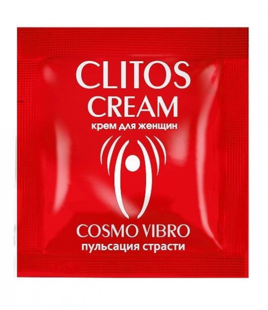 Пробник возбуждающего крема для женщин Clitos Cream - 1,5 гр. - Биоритм - купить с доставкой в Уссурийске