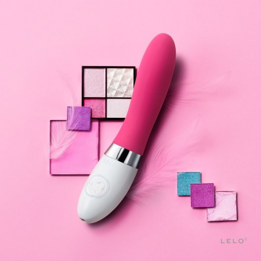Розовый перезаряжаемый вибратор Liv 2 Cerise - 17,4 см. - Lelo