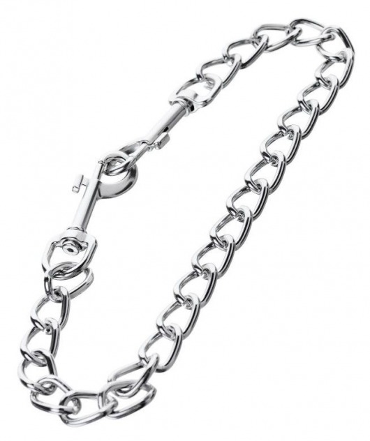 Серебристая соединительная цепочка с двумя карабинами - ToyFa - купить с доставкой в Уссурийске