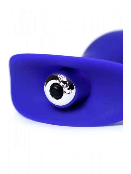 Синяя анальная вибровтулка Fancy - 10,7 см. - ToyFa