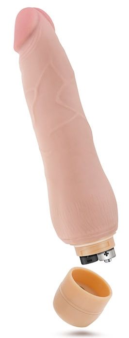Телесный вибратор Fabien - 22,8 см. - Blush Novelties