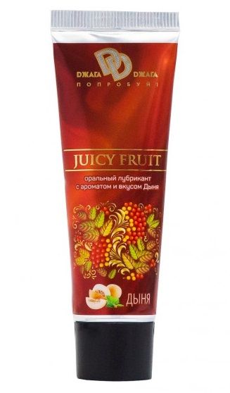 Интимный съедобный лубрикант JUICY FRUIT с ароматом дыни - 30 мл. - БиоМед - купить с доставкой в Уссурийске