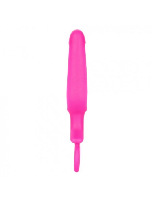 Розовая силиконовая пробка с прорезью Silicone Groove Probe - 10,2 см. - California Exotic Novelties