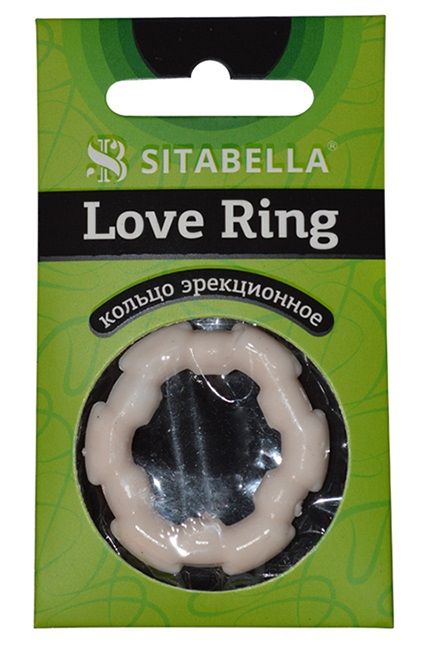 Фигурное эрекционное кольцо из киберкожи - Sitabella - в Уссурийске купить с доставкой
