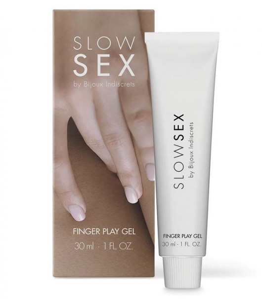 Гель для мастурбации с ароматом кокоса Slow Sex Finger Play Gel - 30 мл. - Bijoux Indiscrets - купить с доставкой в Уссурийске