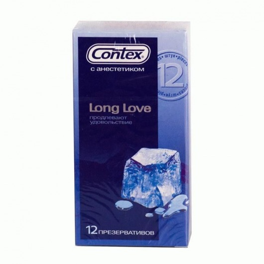 Презервативы с продлевающей смазкой Contex Long Love - 12 шт. - Contex - купить с доставкой в Уссурийске