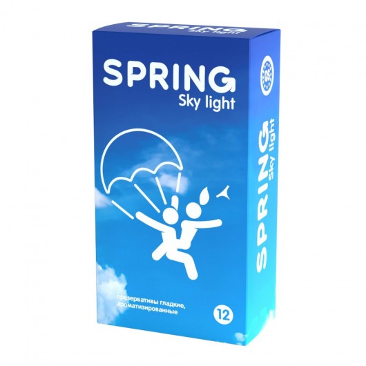 Ультратонкие презервативы SPRING SKY LIGHT - 12 шт. - SPRING - купить с доставкой в Уссурийске