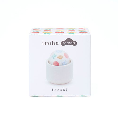 Белый вибромассажёр Temari Kaze - Tenga