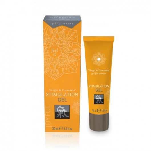 Возбуждающий интимный гель STIMULATION GEL Ginger   Cinnamon - 30 мл. - Shiatsu - купить с доставкой в Уссурийске