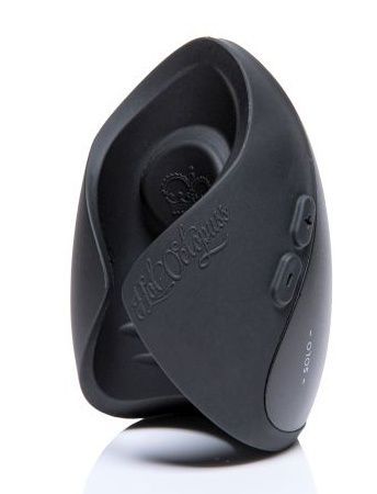 Черный инновационный мужской вибратор PULSE SOLO ESSENTIAL - Hot Octopuss - в Уссурийске купить с доставкой