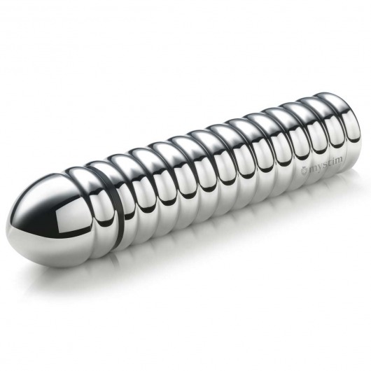 Рельефный фаллос для интенсивного электросекса Groovey George - 20 см. - MyStim - купить с доставкой в Уссурийске