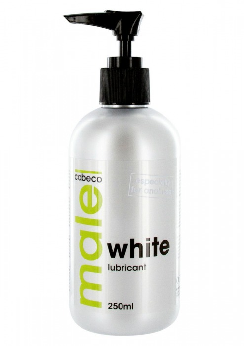 Анальная смазка на водной основе MALE Cobeco White Lubricant - 250 мл. - Cobeco - купить с доставкой в Уссурийске