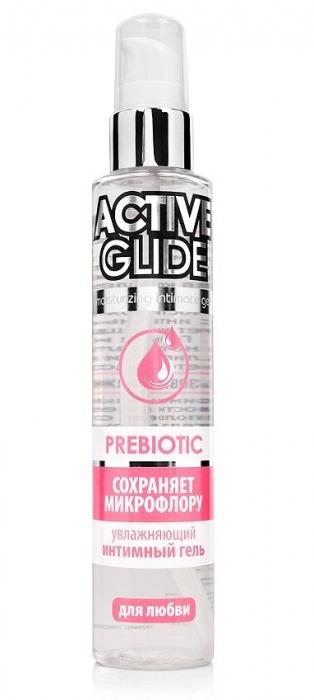 Увлажняющий интимный гель Active Glide Prebiotic - 100 гр. - Биоритм - купить с доставкой в Уссурийске