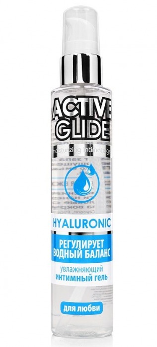 Увлажняющий интимный гель Active Glide Hyaluronic - 100 гр. - Биоритм - купить с доставкой в Уссурийске