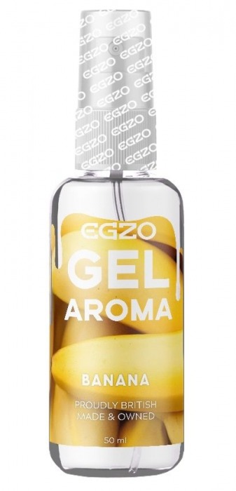 Интимный лубрикант EGZO AROMA с ароматом банана - 50 мл. - EGZO - купить с доставкой в Уссурийске