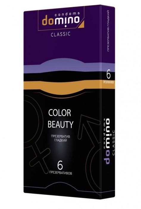 Разноцветные презервативы DOMINO Colour Beauty - 6 шт. - Domino - купить с доставкой в Уссурийске