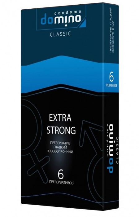 Суперпрочные презервативы DOMINO Extra Strong - 6 шт. - Domino - купить с доставкой в Уссурийске