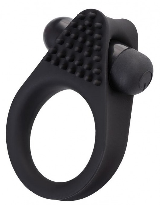 Черное эрекционное виброкольцо Brid с шипиками - A-toys - в Уссурийске купить с доставкой