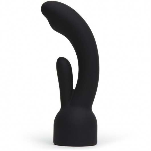 Черная насадка на вибратор Doxy - Rabbit Vibrator Doxy Attachment - Doxy в Уссурийске Черная насадка на вибратор Doxy - Rabbit Vibrator Doxy Attachment - Doxy