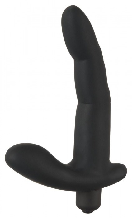 Черный вибромассажер простаты Naughty Finger Prostate Vibe - 13,8 см. - Orion - в Уссурийске купить с доставкой