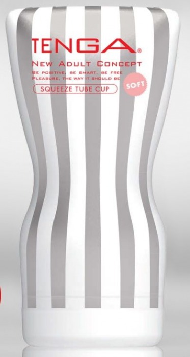 Мастурбатор TENGA Squeeze Tube Cup Soft - Tenga - в Уссурийске купить с доставкой